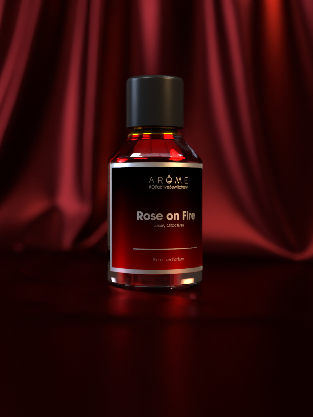 Rose on Fire